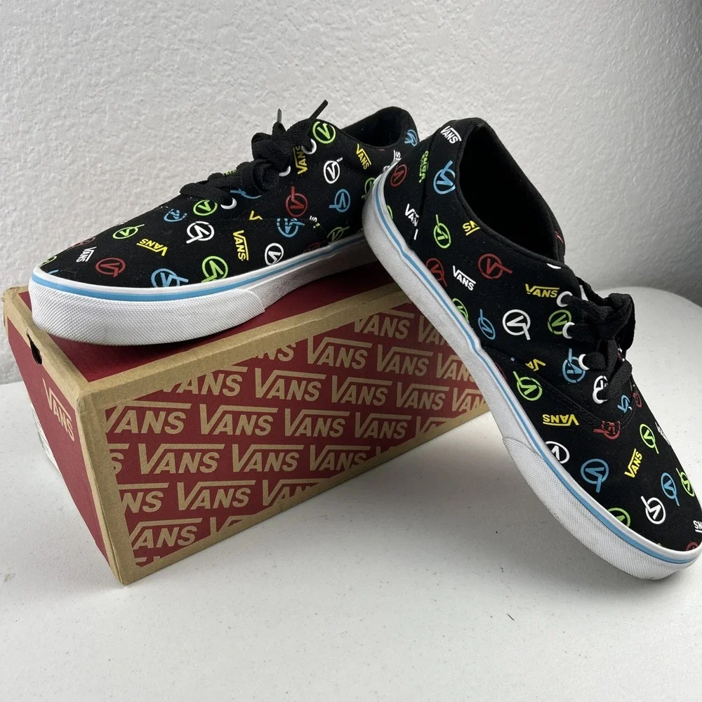 Vans Doheny‎ Rainbow Logo Low Top Lace-ups Women's 6.5 W/Box